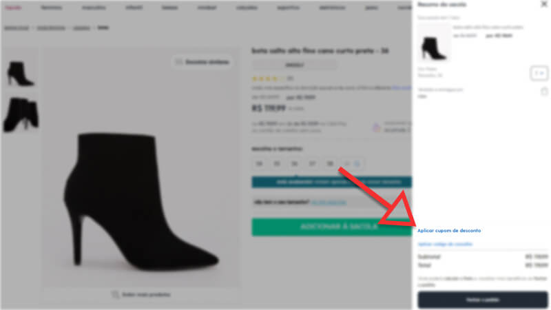 Tutorial como usar cupom C&A