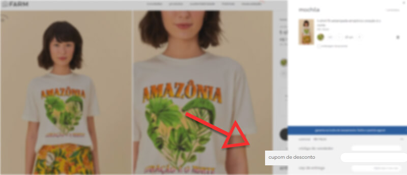 Tutorial como usar cupom Farm Rio